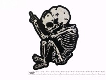 Большая нашивка Cannibal Corpse скелет