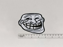 Нашивка Trollface