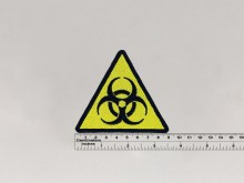 Нашивка Biohazard - химическая бактериологическая опасность