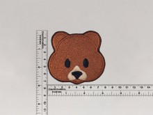 Нашивка эмодзи медведь