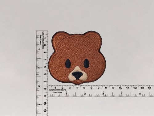 Нашивка эмодзи медведь
