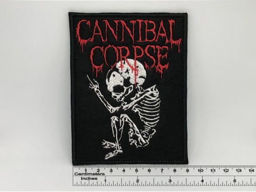 Нашивка Cannibal Corpse скелет
