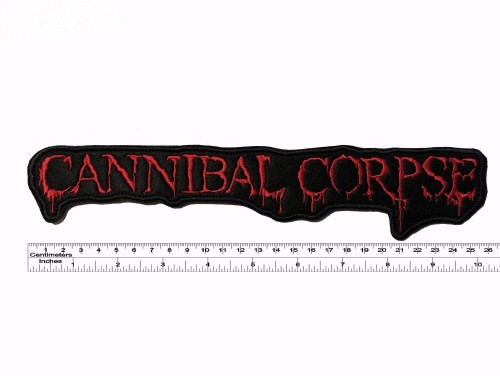 Большая нашивка Cannibal Corpse