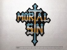 Большая нашивка Mortal Sin
