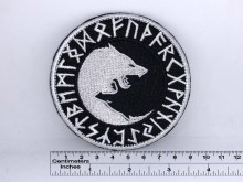 Нашивка Гери и Фреки, волки Одина