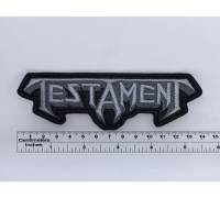 Нашивка Testament серая