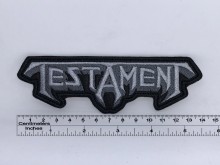 Нашивка Testament серая
