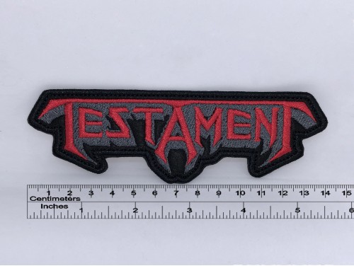 Нашивка Testament красная