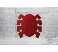 Большая нашивка Человек-Паук красная