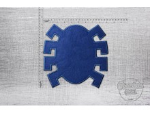 Большая нашивка Человек-Паук синяя