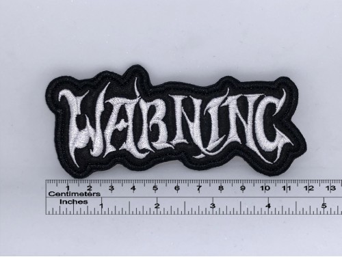 Нашивка Warning