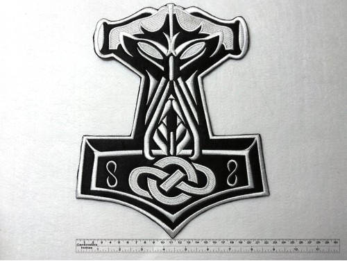 Большая нашивка Молот Тора