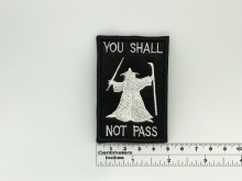 Нашивка Ты не пройдешь! (Властелин Колец)