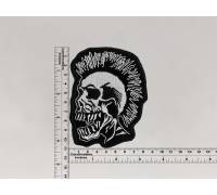 Нашивка панковская Череп