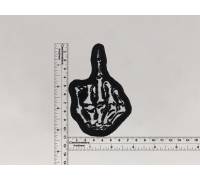 Нашивка панковская Средний палец