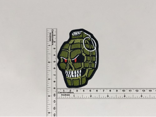 Нашивка Граната-Череп