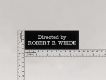 Нашивка Directed by Robert B. Weide