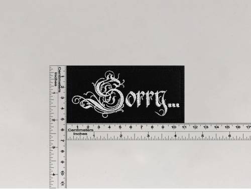 Нашивка Sorry
